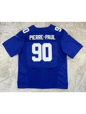 Nike Jersey Mens Size 48 Blue Jason Pierre-Paul #80 On Field NFL New York Giants